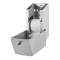 Toilettenpapierspender AFP-C f&uuml;r 2 Standard Rollen Edelstahl geb&uuml;rstet