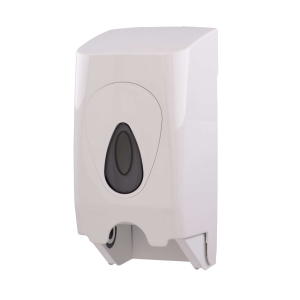 Toilettenpapierspender (Mit Innenleben Metall) f&uuml;r 2 Standard Rollen Kunststoff wei&szlig;