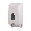 Toilettenpapierspender (Mit Innenleben Metall) f&uuml;r 2 kernlose Rollen Kunststoff wei&szlig;