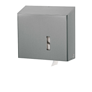 Toilettenpapierspender mit Anti-Finger-Beschichtung f&uuml;r 4 Standard Rollen Edelstahl geb&uuml;rstet