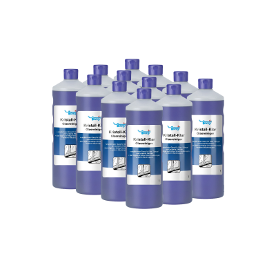 Tomy - Kristall-Klar Glasreiniger Karton mit 12 x 1000-ml-Flasche
