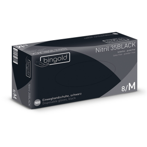 EW-Handschuh Nitril 35 BLACK Box &aacute; 100 St&uuml;ck