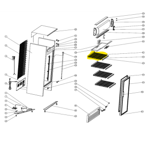 Extra-Rost für Kühlschrank mit Umluftventilator Modell GTK 282