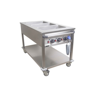 SARO Bain Marie Trolley 3 x 1/1 GN, Modell BT-3