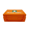 Erste-Hilfe-Koffer SAN Verbandskasten orange leer