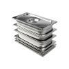 6x Tomy Gastronormbehälter Edelstahl GN 1/3 40 mm tief