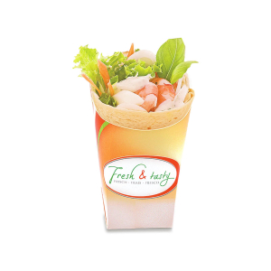 Snack-Wrap-Cup Pappe 100 x 46 x 105 VE= 1000 St.