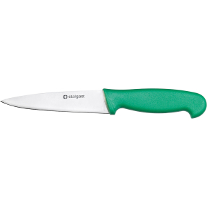 Stalgast Gem&uuml;semesser, HACCP, Griff gr&uuml;n, Edelstahlklinge 10,5 cm