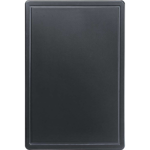 Schneidbrett, HACCP, Farbe schwarz, 600 x 400 x 18 mm (BxTxH)