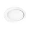 4x Serie Isabell Platte mit Fahne oval 350 x 250 mm