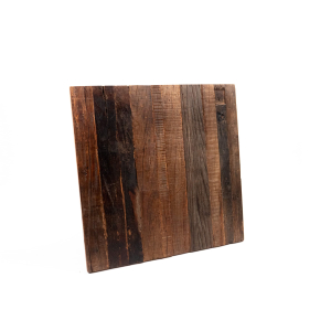 Tischplatte kr&auml;ftigem Barnwood-Hartholz 70x70cm, 1177