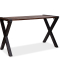 Old Dutch Tisch mit Barnwood-Tischplatte, hoch, X-Gestell, 120x80x110 cm (BxTxH), 30120HX