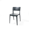 Wing Chair Schwarz/Anthrazit/Senf/Beige, Stapelstuhl Kunststoff