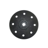 Treibteller f&uuml;r Pads bis 460 mm, 430 mm, Vollhaftbelag schwarz ohne Moosgummi