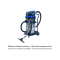 Industriesauger 80 Liter 3-STBL, 230 V / 3 x 1000 W, blau