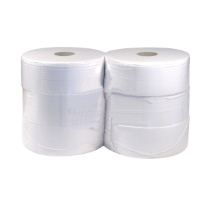 Premium Jumbo Toilettenpapier, 2-lagig, wei&szlig; VE=6 Rollen &agrave; 380 m