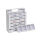 Tablettendispenser, 375x225x40mm, weiß, Medikamentendosierer, Tablettenspender