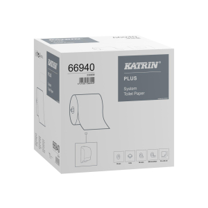 Katrin Plus System Toilettenpapier 800 Blatt 2-lagig