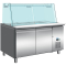 SARO K&uuml;hltisch mit Glasaufsatz Modell SG 2070
