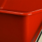 Kunststoffeimer 6 Liter rot f&uuml;r Reinigungswagen mit Literskala