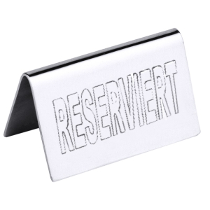 Tischschild  RESERVED